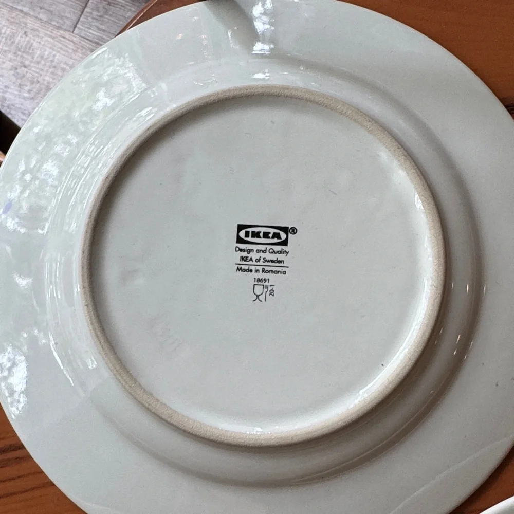 IKEA Unique Bird Plate Romania RARE HTF 8 3/8